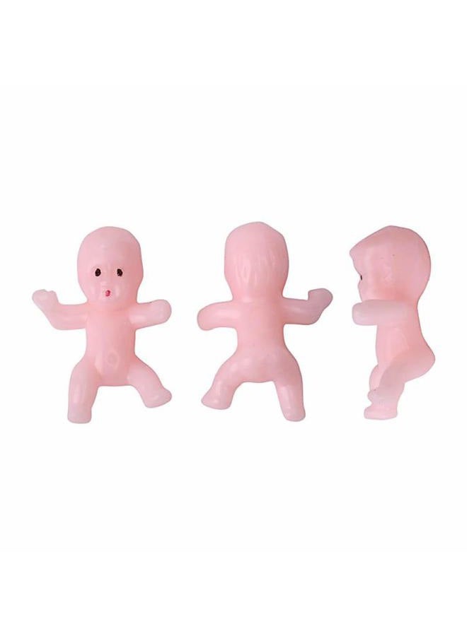 JUXINGDAZYF Plastic Babies for Baby Shower Game, 60PCS Tiny Plastic Babies Mini Babies Figurines Small King Cake Babies Bulk for Ice Cube My Water Broke Baby Shower Games - Image 4