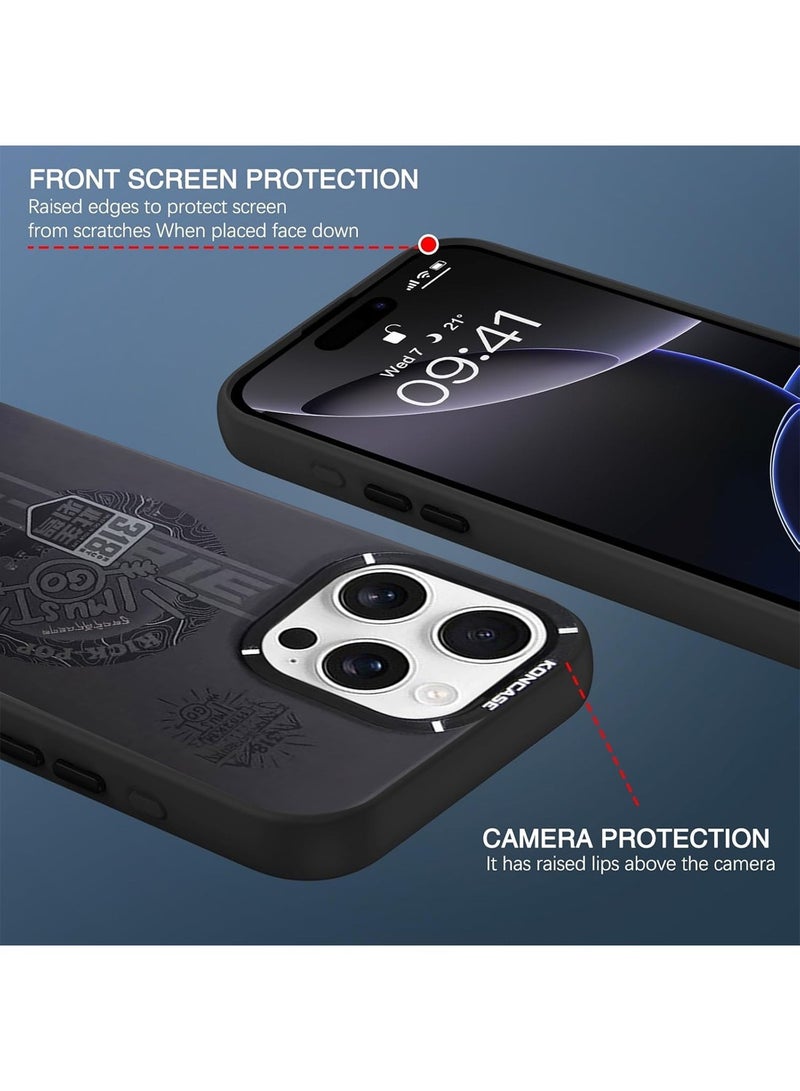 Techie Aesthetic Kick Pop TPU Silicone Back Cover Case with Raised Camera Lens Protector for Apple iPhone 16 Pro Max - Image 2