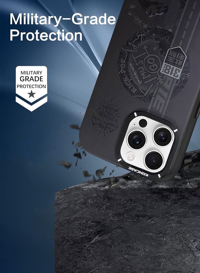 Techie Aesthetic Kick Pop TPU Silicone Back Cover Case with Raised Camera Lens Protector for Apple iPhone 16 Pro Max - Image 3