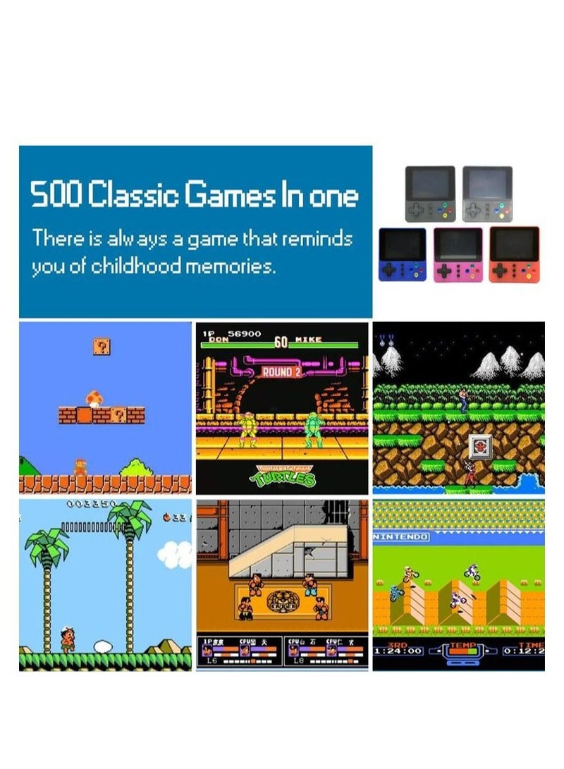 K5+ Mini Handheld Game Console 500 in 1 LCD Screen And Support TV Output - Image 3