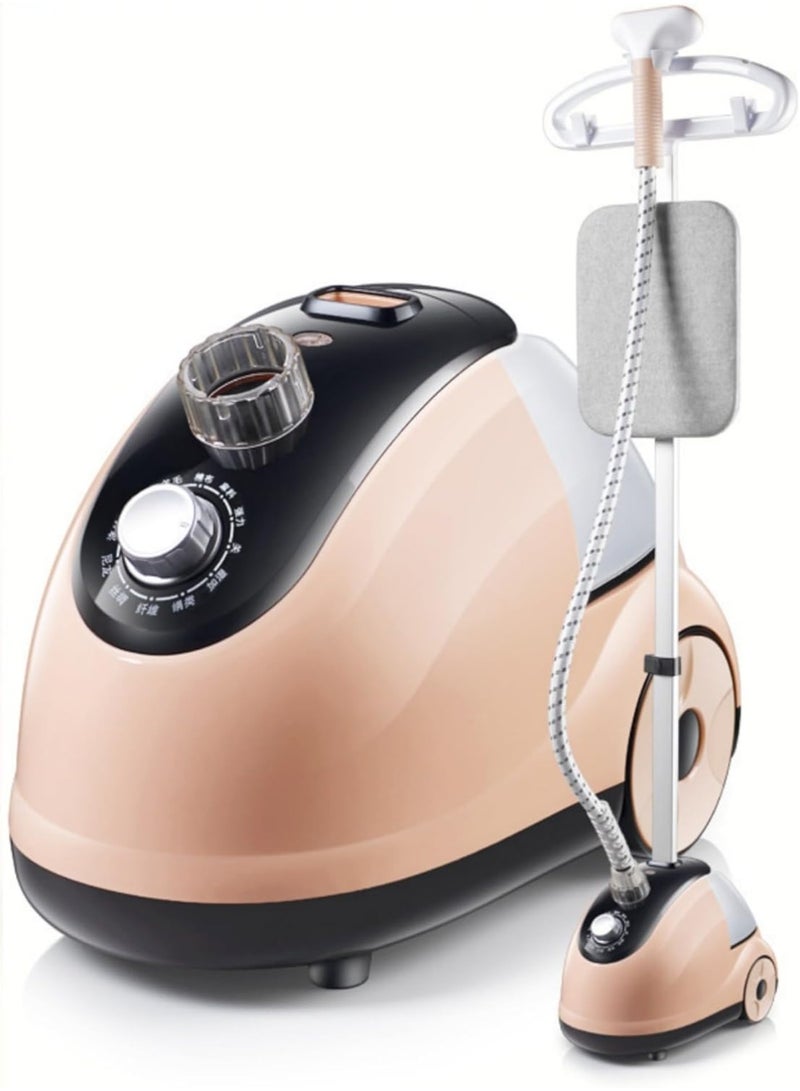 DUNISO Garment Steamer，Standing Garment Steamer For Clothes，Garment Steam Iron with Ironing Board and Height Adjustable Garment Hanger，Space Saving,for Silk, Cotton, Linen, and Denim - Image 2