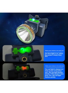 Generic Yao Fire Waterproof Led Headlight Ultrasonic Melting Pressure Strong Light Long Endurance Flashlight Home Emergency Light Factory-Colour:Yh-5201/100w/sealed Waterproof/laser Cannon Beads  - Image 5