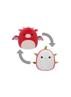 Squishmallows SQUISHMALLOWS - 5 INCH FLIP -A-MALLOWS - DELITA_BAIDEN - DRAGONFRUIT_RED DRAGON 