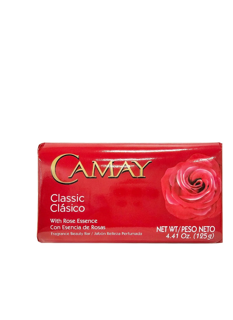 Camay Camay Classic Bar Soap, Rose Essence, 8-Pack of 4.41 Oz Each Soap, 8 Bar Soaps.  - Image 2