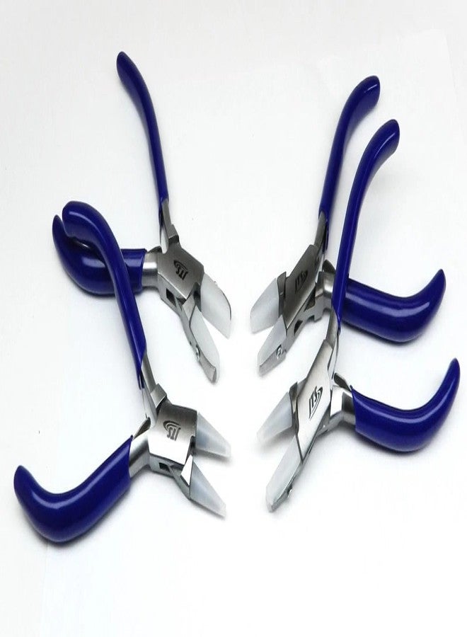 JTS Nylon Jaw Pliers Set of 4 Jewelry Craft Bead Wire Working Bending Forming Hand Tools - Chain Nose Flat Nose Round Jaw Flat and Round with Extra Set of replaceable Nylon jaws Included with Each Plier - Image 4