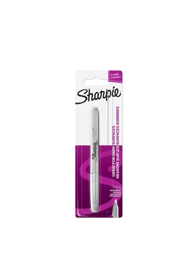 Sharpie 1-Piece Metallic Permanent Marker Silver Colour - pzsku/ZB1B873660B4ECBC22DEAZ/45/_/1680003114/1e0390e8-1833-4420-9922-9587578e8504