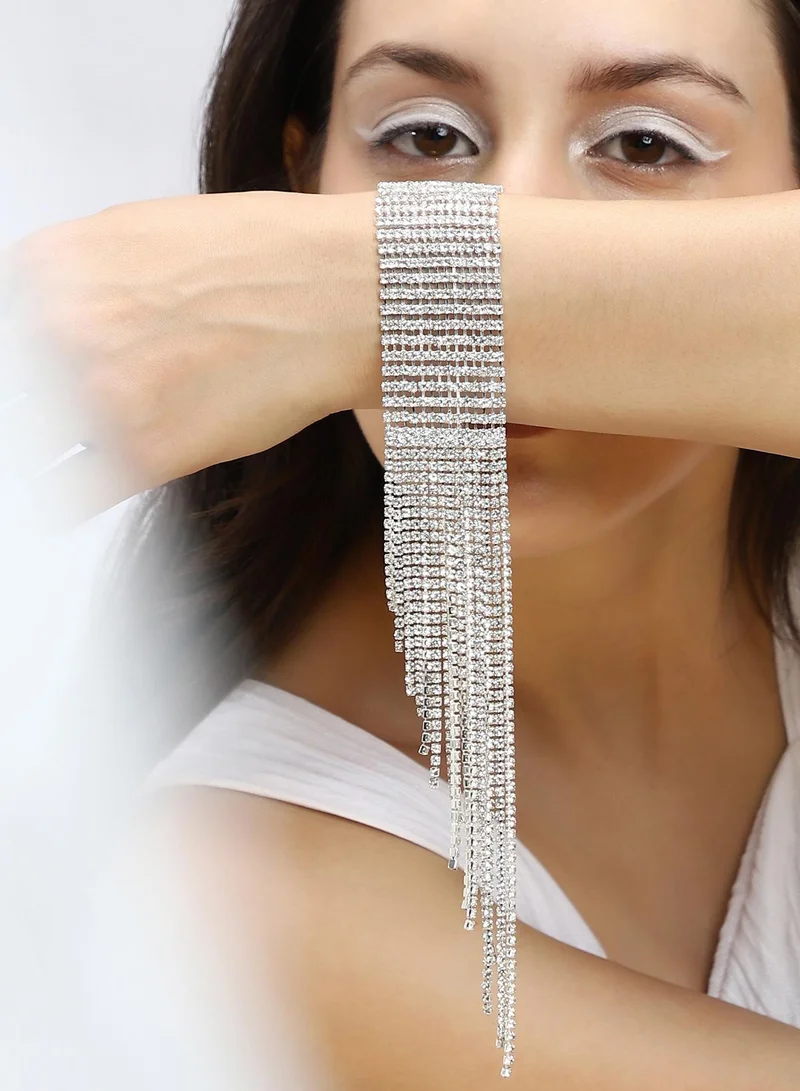 SOHI Bijou-Chandelier Statement Artificial Bracelet Jewellery
