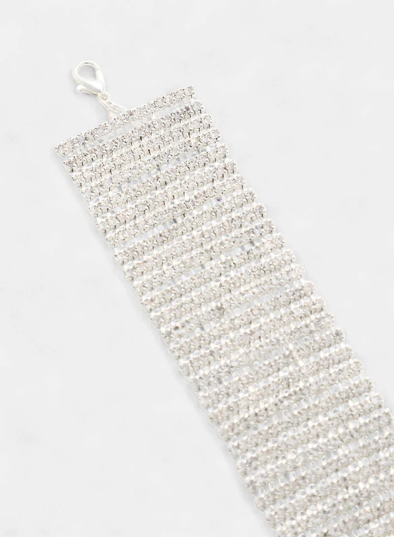 SOHI Bijou-Chandelier Statement Artificial Bracelet Jewellery