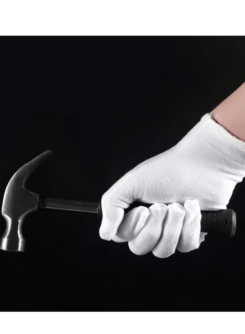 3 Pairs White Cotton Gloves for Dry Hands Eczema SPA Moisturizing - Work Glove Liners for Serving Costume Inspection - Image 5