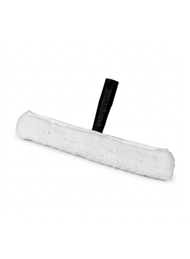 Gator Glass Cleaning Applicator 35cm | Window Washing Sleeve | Microfiber Washer Pad | Professional Window Cleaning Tool | 35cm Wide Coverage Applicator - Image 1