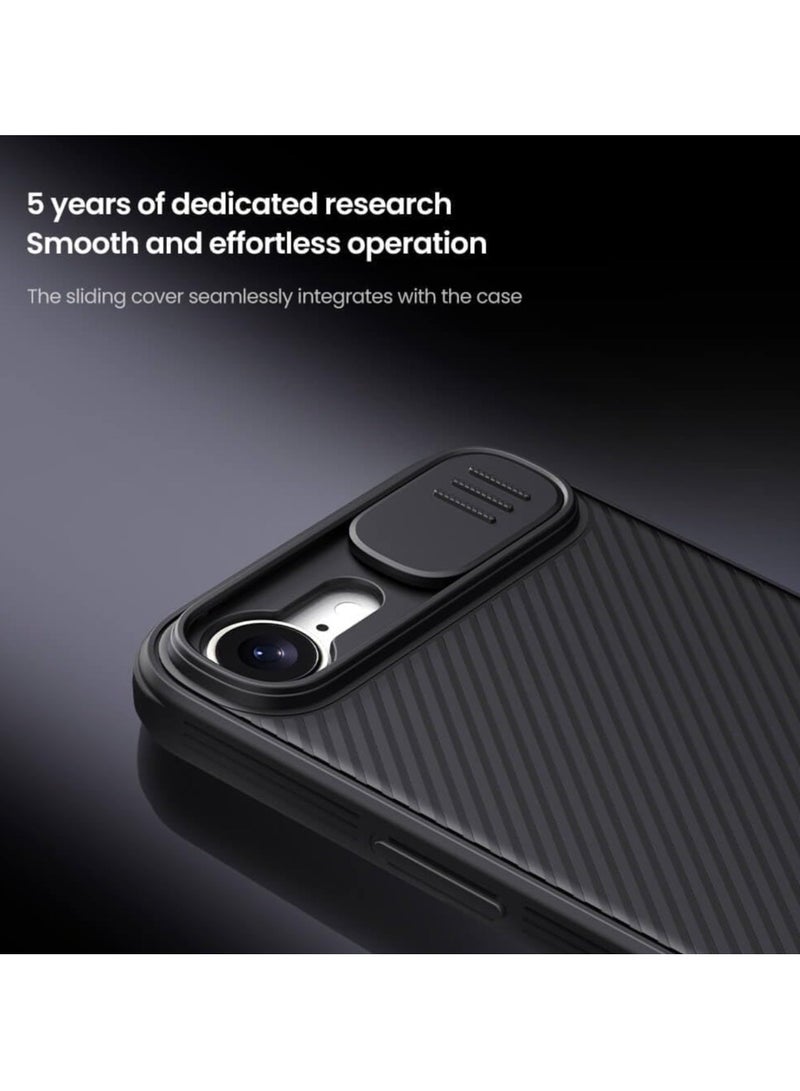 Nillkin Case for Iphone 16e Case nillkin CamShield case Protective Cover with Camera Protector Hard PC Ultra Thin Anti-Scratch Phone Case For Iphone 16E 2025 Black - Image 4