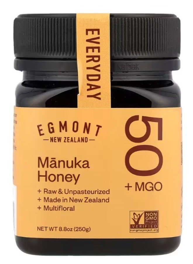 Egmont Manuka Honey Multifloral Raw and Unpasteurized MGO 50+, 8.08oz (250G) - Image 1