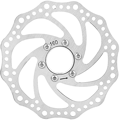 Serveuttam Cycle Disc Rotor - 160mm Bike Disc Plates for Disc Brakes | Stainless Steel Disc Plate for MTB Road Hybrid Bicycles (160mm) - Image 2