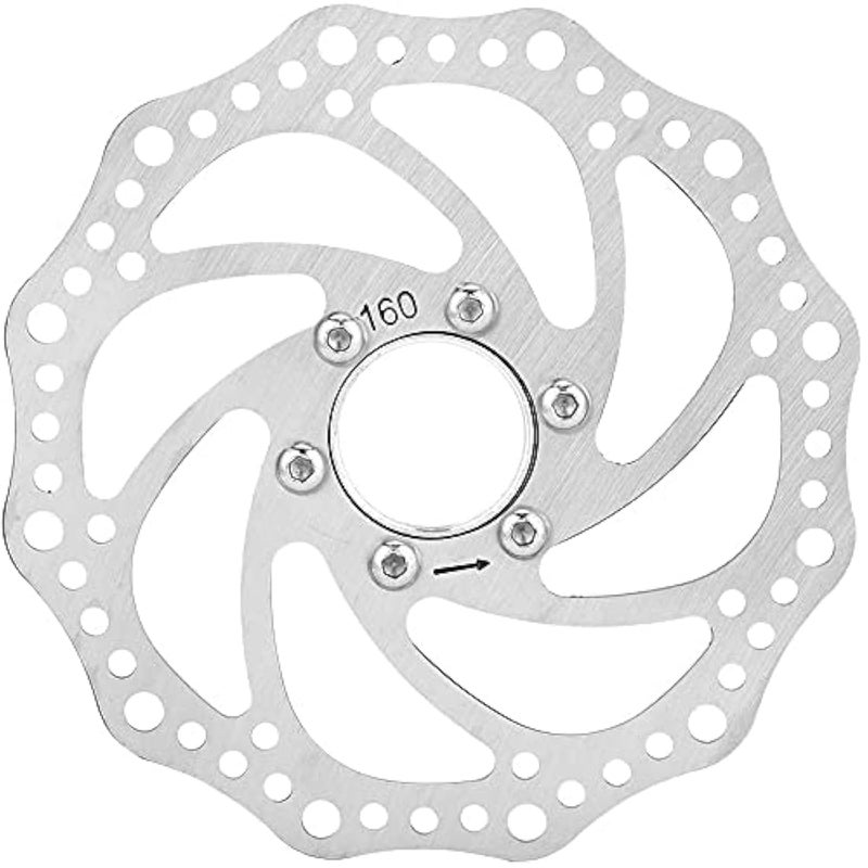 Serveuttam Cycle Disc Rotor - 160mm Bike Disc Plates for Disc Brakes | Stainless Steel Disc Plate for MTB Road Hybrid Bicycles (160mm) - Image 4