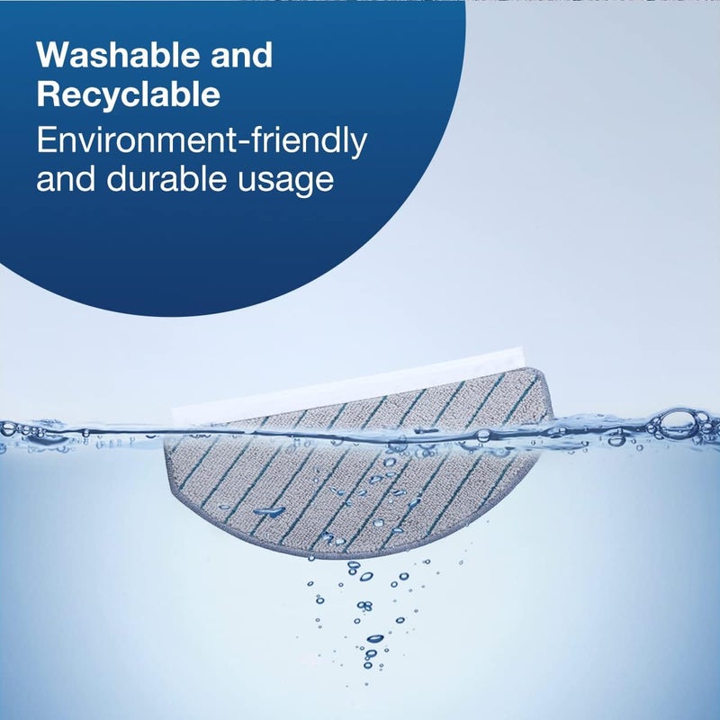 ecovacs ملحق أصلي (وسادات مسح قابلة لإعادة الاستخدام | N20 PRO) (عبوة من 3). للاستخدام المنتظم لمدة تقارب 1 سنة. (غير متوافق مع أي نموذج آخر) - Image 5