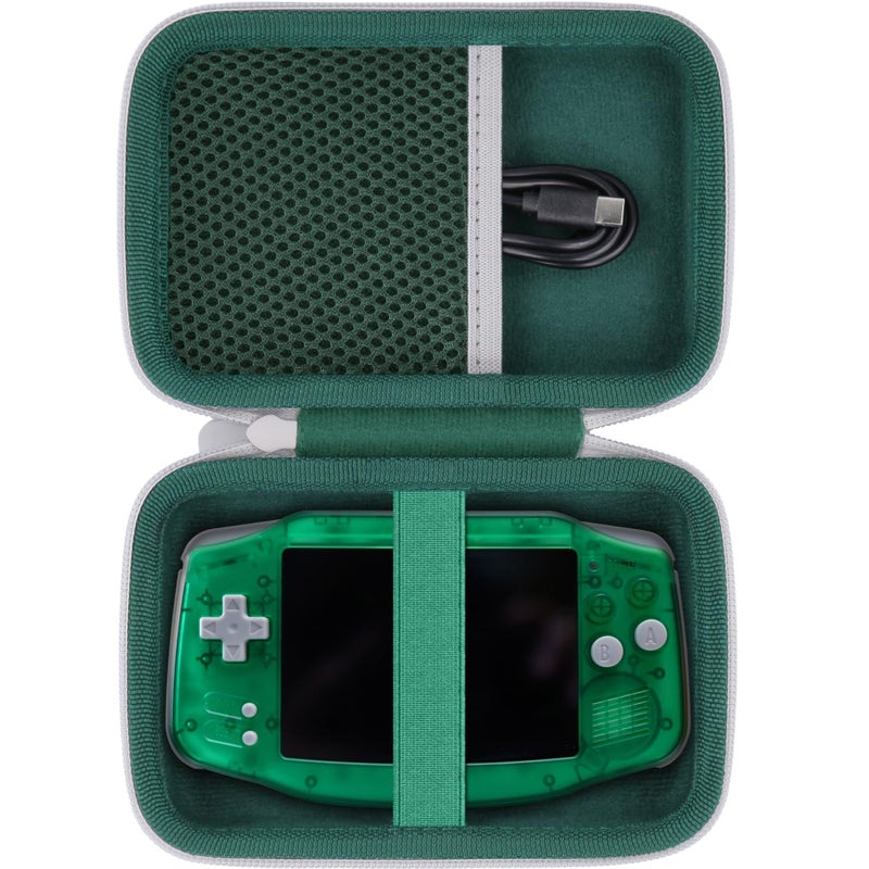 khanka Hard Travel Case Replacement for Anbernic RG34xx Handheld Game ConsoleCase Only Green - Image 3