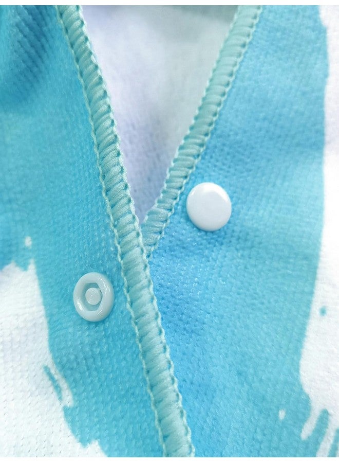 illikkuyax Sea Turtle Kids Beach Towels Hooded 30" x 50" Soft Microfiber Toddlers Pool Baby Bath Towels Beach Cover up for Ages 0-6 - Image 4