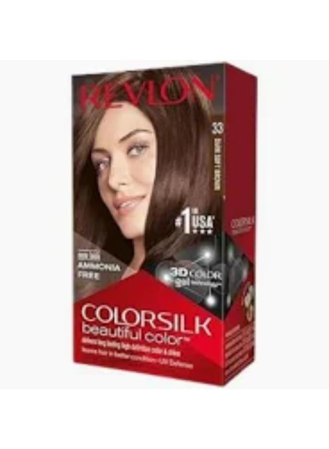 REVLON COLOR SILK 33 DARK SOFT BROWN