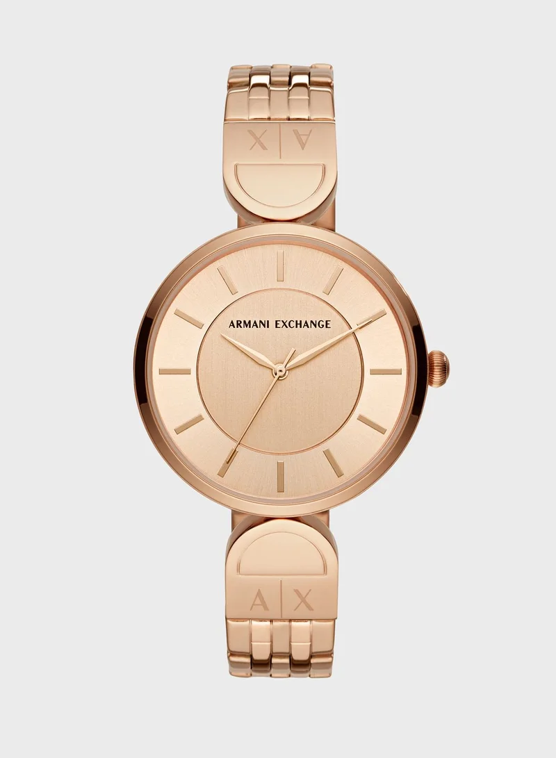 Armani Exchange Round Minimalist Bracelet Watch