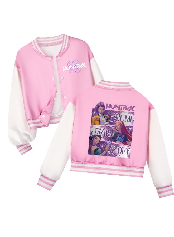 عام كبوب شيطان الصيادين الكورية الأطفال البيسبول موحدة أزياء سترة سترة - Image 1