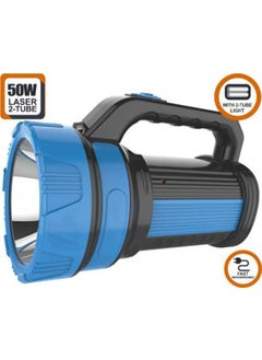 IDOLESHOP IDOLESHOPs Primer Quality 50 Watt Rechargeable Long Range Search Torch Light with 2 Side Emergency Tube Light New ColorAs per Availability  - Image 2