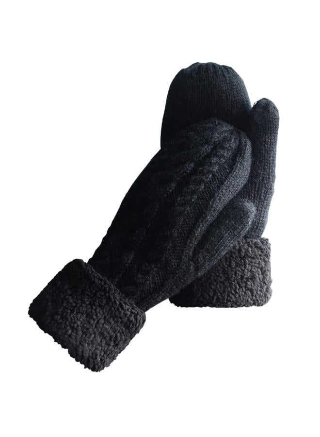 Whiteleopard Women's Winter Gloves Warm Lining - Cozy Wool Knit Thick Gloves Mittens in 9 color - Image 1