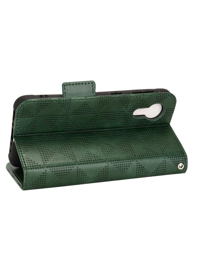 S-TOP Case For Samsung Galaxy Xcover 5 Symmetrical Triangle Leather Phone Case - Image 5