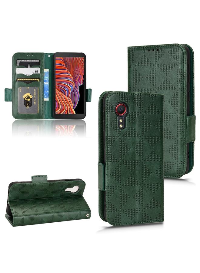 S-TOP Case For Samsung Galaxy Xcover 5 Symmetrical Triangle Leather Phone Case - Image 1