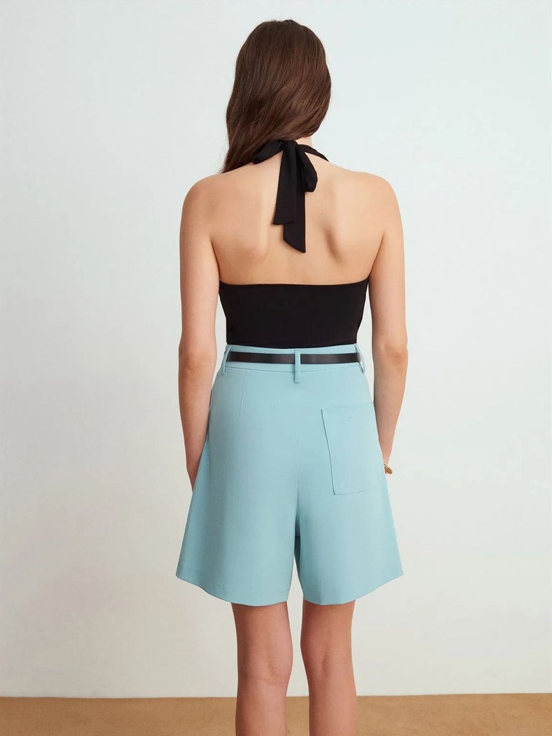 DILVIN High-Waist Wide-Leg Tailored Shorts - Image 3