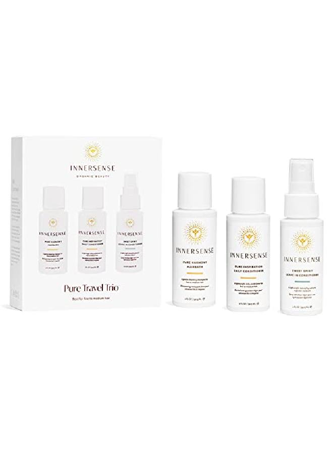 innersense Organic Beauty Natural Pure Harmony Travel Hair Trio ; Nontoxic Crueltyfree Clean Haircare - Image 2