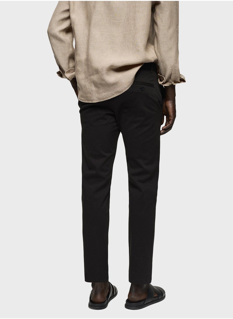 Mango Man Prato Straight Fit Pants  - Image 2