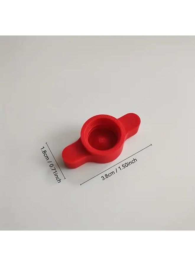 Red Silicone Plastic Conical Glue Tube Cap For Enhanced Sealing Prevents Quick Drying Fits Standard Diameter Tubes For Projects And Professional Use - Image 3