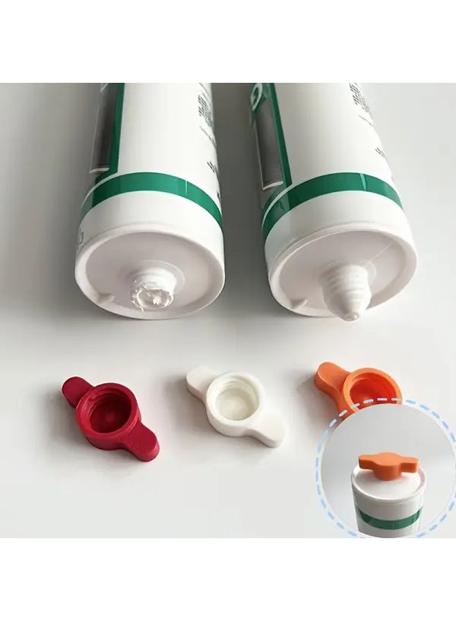 Red Silicone Plastic Conical Glue Tube Cap For Enhanced Sealing Prevents Quick Drying Fits Standard Diameter Tubes For Projects And Professional Use - Image 1
