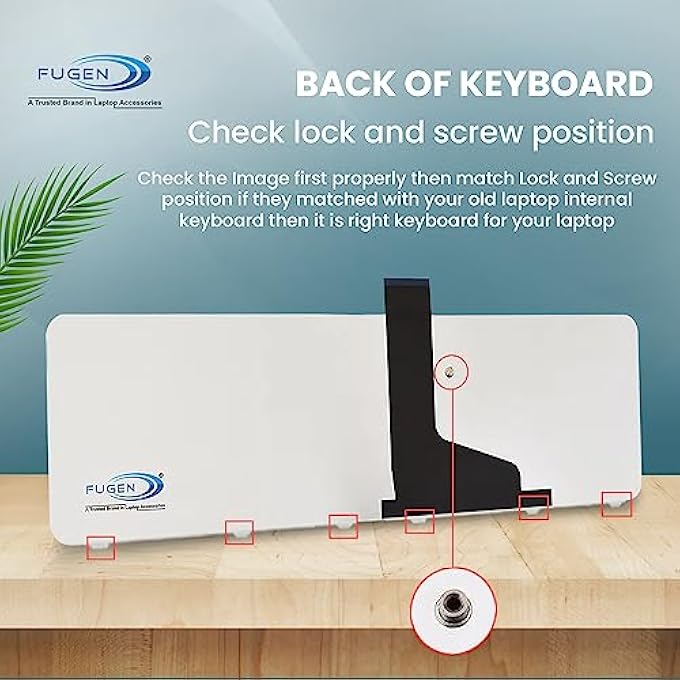 rayihni LAPTOP INTERNAL KEYBOARD (US) FOR TOSHIBA SATELLITE C850, L850, C845, C855, C870, C870D, C875 P/NO.V130526AS3, 6037B0077902 BLACK - Image 2