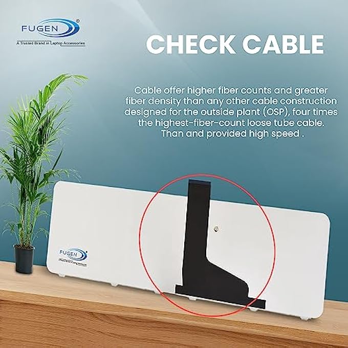 rayihni LAPTOP INTERNAL KEYBOARD (US) FOR TOSHIBA SATELLITE C850, L850, C845, C855, C870, C870D, C875 P/NO.V130526AS3, 6037B0077902 BLACK - Image 3