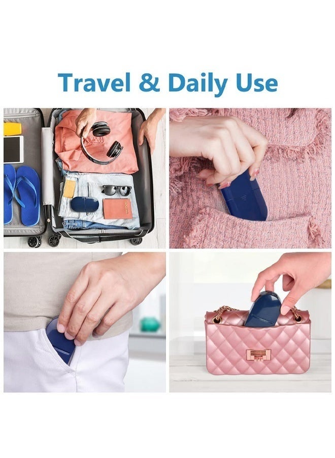 2-in-1 Portable Pill Organizer and Tablet Cutter with Ultra-Precise 0.8mm Stainless Steel Blade, Medicine Storage Case for Accurate Pill Splitting and Daily Dose Management, BPA-Free Moisture and Dust Resistant Design for Home, Travel, and Everyday Use - Image 5