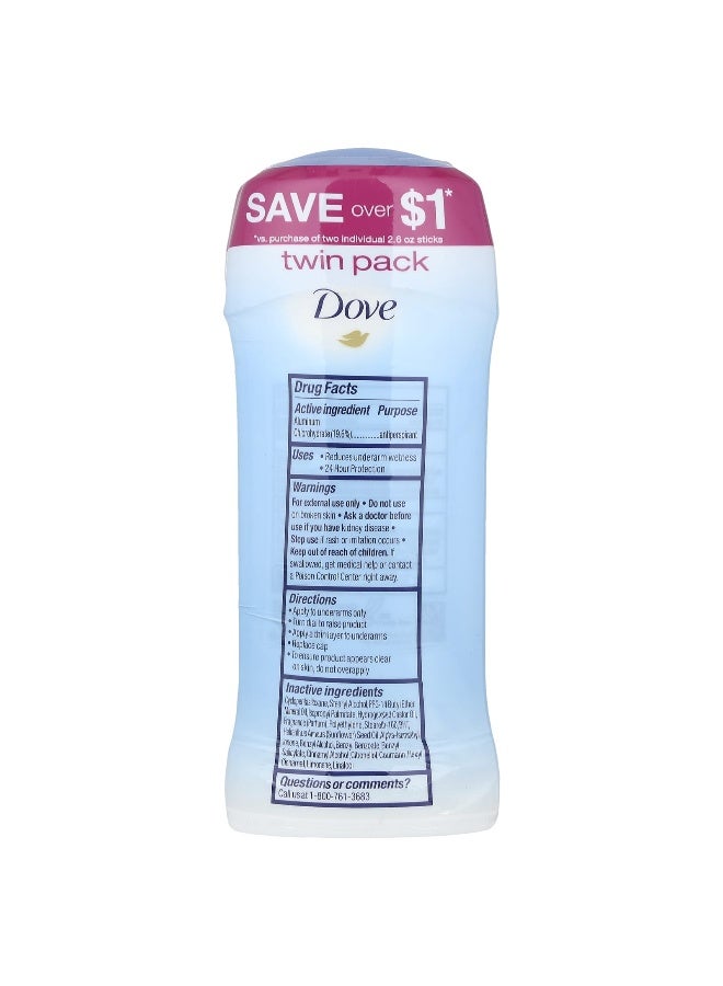 Dove, Antiperspirant Deodorant, Powder, 2 Pack, 2.6 oz (74 g) Each - Image 3