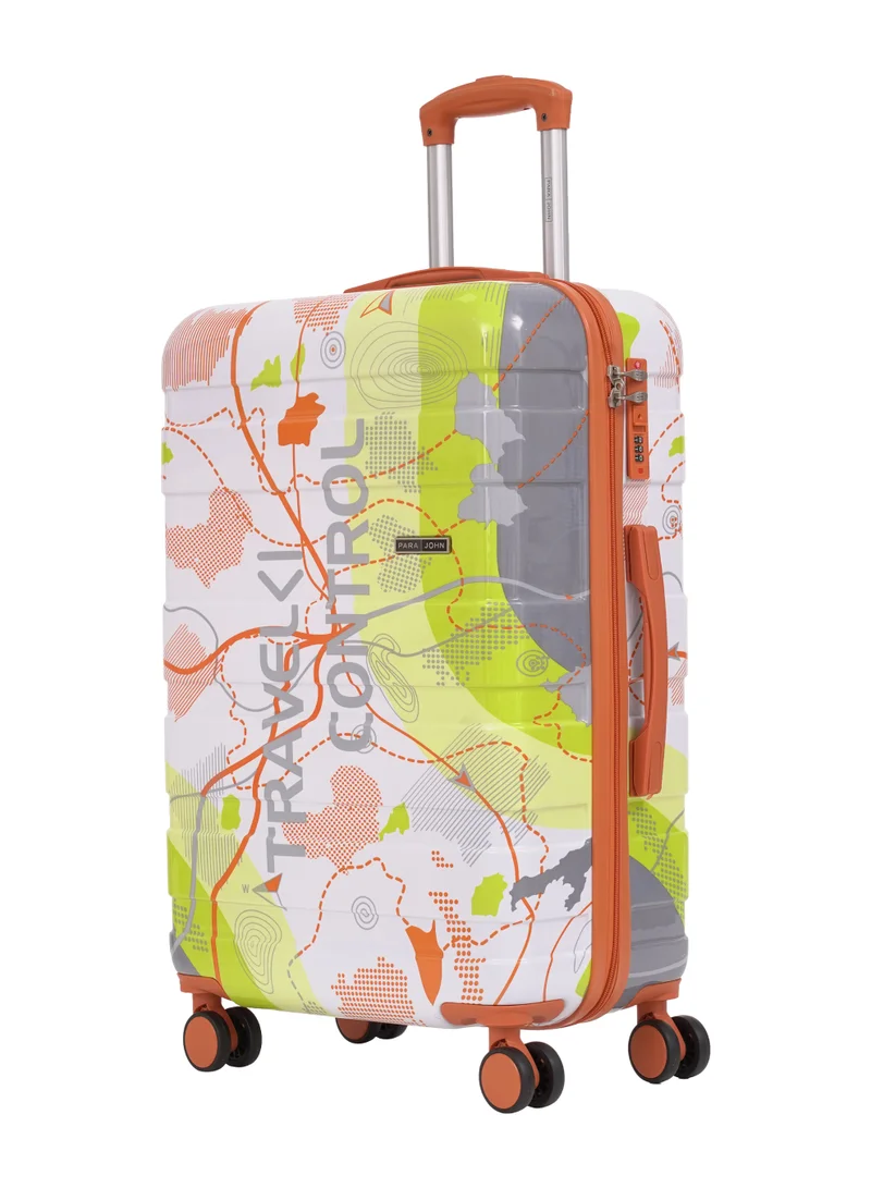 PARAJOHN Parajohn Roveon ABS + PC Set of 3 Luggage | Lightweight Small 10KG, Medium 20KG & Large 30KG 8 Wheels Trolley Hardsided Travel Suitcase