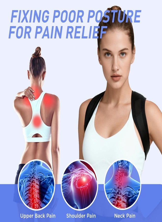 Asahaye Posture Corrector for Women and Men, Adjustable Back Brace Posture Corrector for Upper & Mid Spine Support, Breathable Back Brace for Improving Neck, Shoulder and Back Posture Pain Relief - Image 4