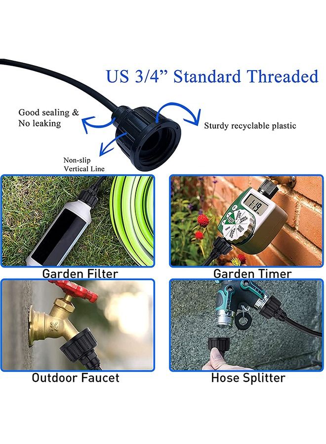 Generic 18-Meter Misting Cooling System Kit Watering Line Misters For Outdoor Waterpark Patio Lawn Garden Umbrella Deck Canopy Gazebo Home Backyard Greenhouse Irrigation  - Image 5