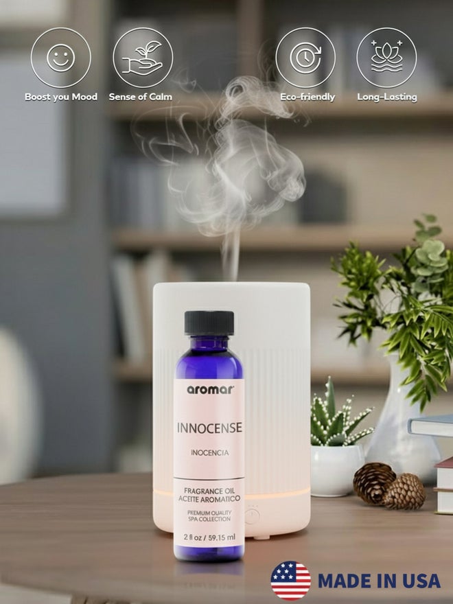 أرومار زيت عطري أساسي للسبا برائحة إنوسينس، 59.15 مل، بعبير زهري وبودري ناعم - Image 4