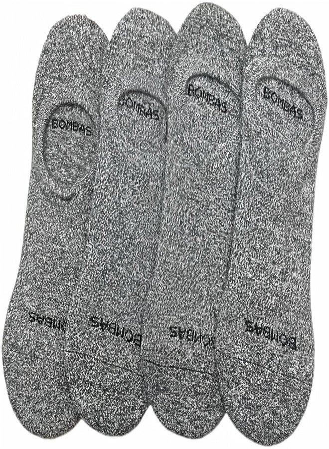 Bombas Socks Men's No Show 4 Pack (Size L)