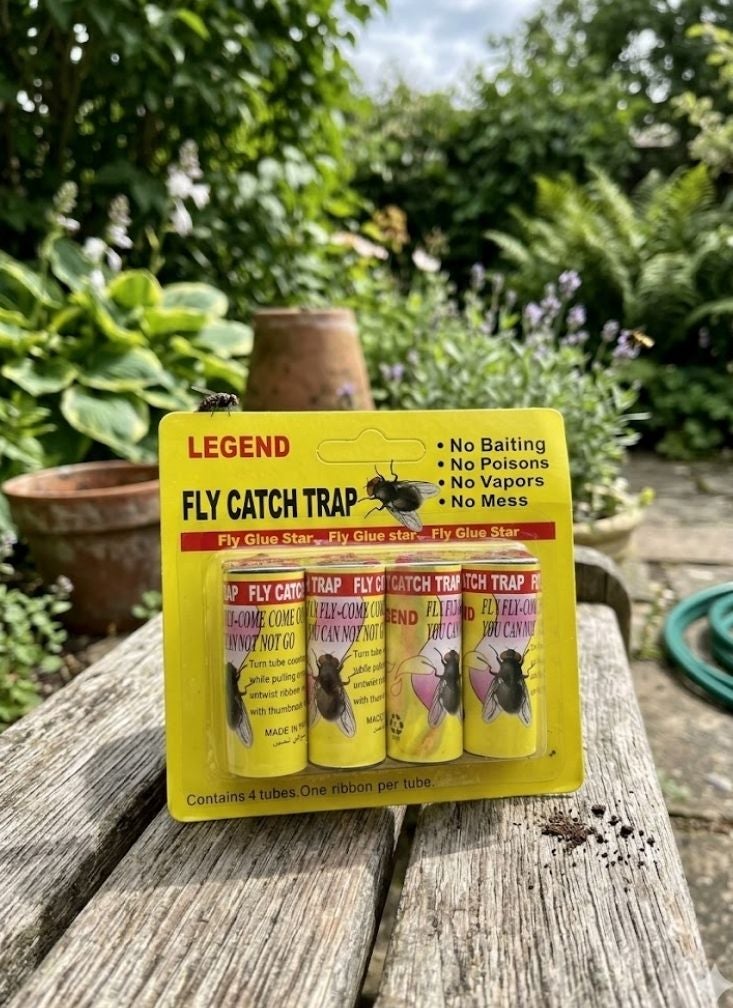 Premium Fly Catch Trap Set – Sticky Fly Glue Roll (4pcs Pack) - Image 2