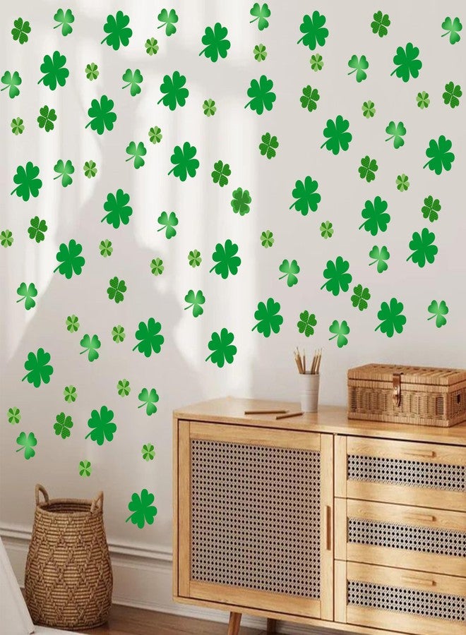 Capiont Shamrock Wall Sticker - St. Patrick's Day Theme Wall Decal,IIrish Saint Patricks Day Decor for Home Office Living Room Classroom Holiday Art Decor Party Supplies (Clover Decal) - Image 5