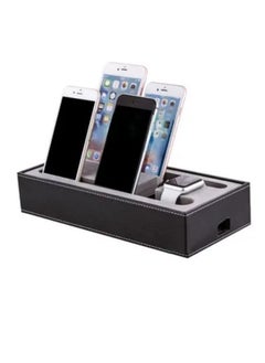 Charging Station for Multiple Devices Mobiles Tablets iPads and Apple Watch, PU Leather Desktop Electronic Organizer Docking Stand - pzsku/ZB1BA8A932201F6D900E9Z/45/_/1648558551/e0378d29-a51f-4d61-b048-92ad9860f223