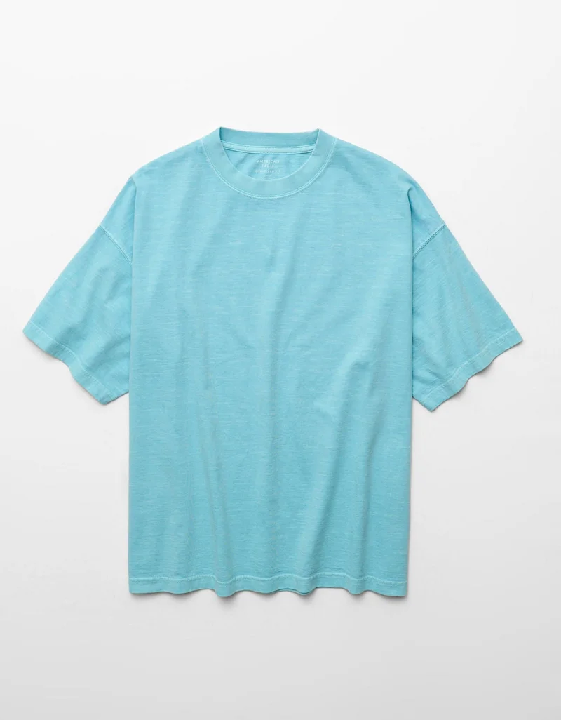 American Eagle  AE Relaxed Textured Slub T-Shirt  | Best Price UAE