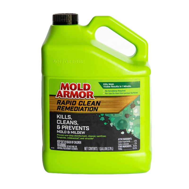 mold armor مزيل العفن السريع من مولد أرمور، 1 جالون؛ يقتل وينظف ويمنع العفن والفطريات - Image 1