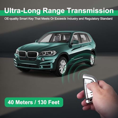 Autel Universal Key Fob for BMW, MaxiIM IKEY IKEYBW004AL, OE-Quality Smart Key Replacement, Vehicle Blank Key, Work with KM100, IMMO Learning, Key Creation/Clone, Chip Read/Write - Image 3