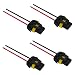 HHZL Headlight Connector Plug Fog Light Headlight Wiring Harness Pigtail Sockets Female Adapter Kit for 9005 9006 9012 HB3 HB4 Headlamp Wire Harness Plug Socket Connector for Car Accessories 4PCS - Image 2