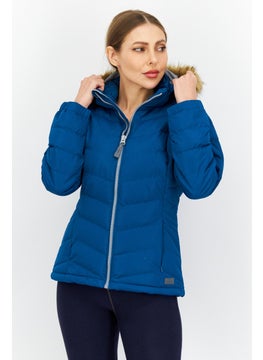 Trespass Women Quilted Puffer Jacket, Blue  - Image 1